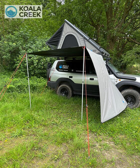 KOALA CREEK&reg;  FREEDOM daktent zijwand/luifel grijs 400x220 cm. 