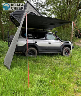 KOALA CREEK&reg;  FREEDOM daktent zijwand/luifel grijs 400x220 cm. 