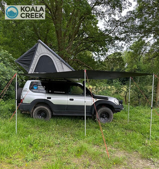 KOALA CREEK&reg;  FREEDOM daktent zijwand/luifel grijs 400x220 cm. 