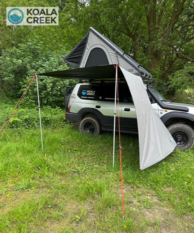 KOALA CREEK®  FREEDOM daktent zijwand/luifel grijs 400x220 cm. 